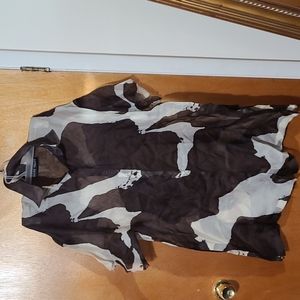 Ellen Tracy silk shirt/dress..